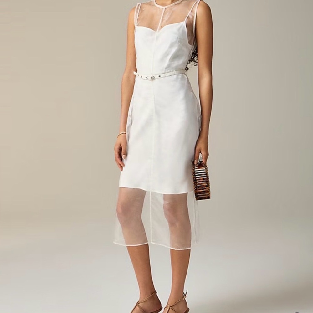 NWT! Collection layered shift dress in liquid organza